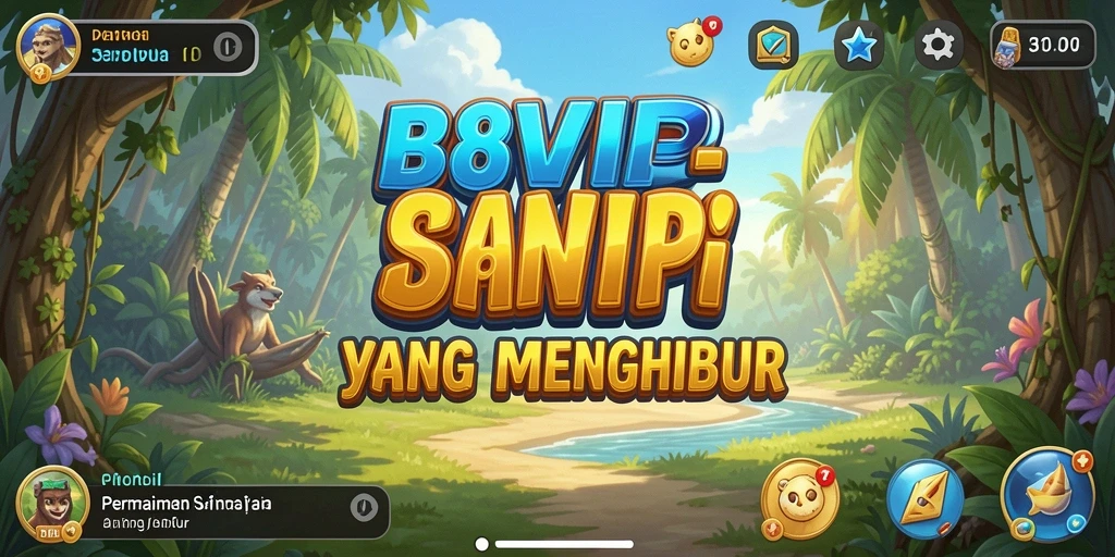 Tampilan gameplay B8VIP yang menarik dan penuh warna.