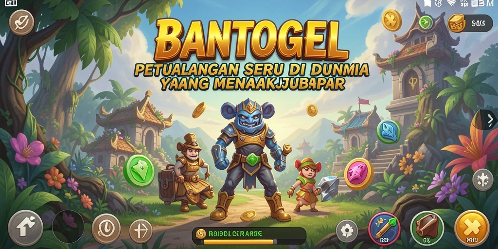 Screenshot gameplay BANTOGEL yang menampilkan petualangan seru.