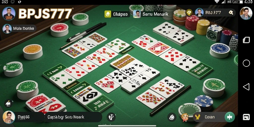 Screenshot gameplay BPJS777 menampilkan keseruan permainan Gaple.