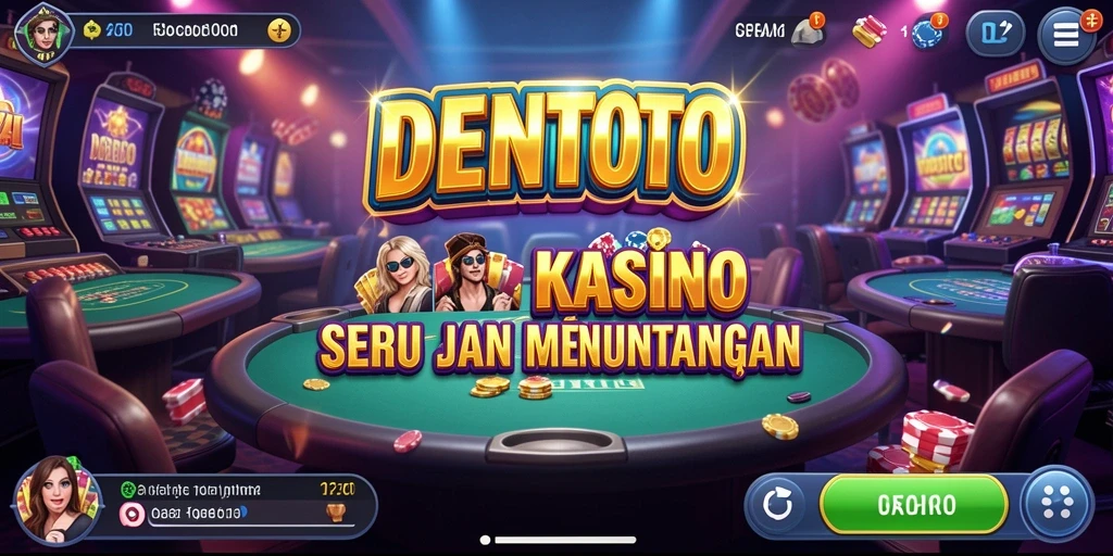 Tangkapan layar DENTOTO menunjukkan gameplay Kasino yang menarik dan memikat.