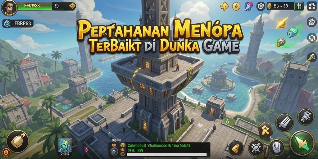 Screenshot utama FBRP88 menampilkan gameplay seru di Tower Defense.