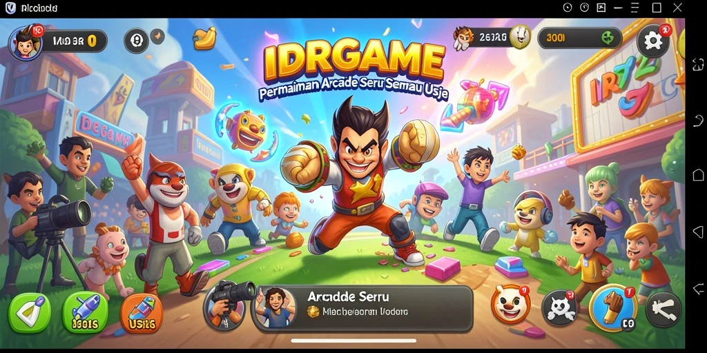 Tampilan gameplay seru dan menantang dari IDRGAME.