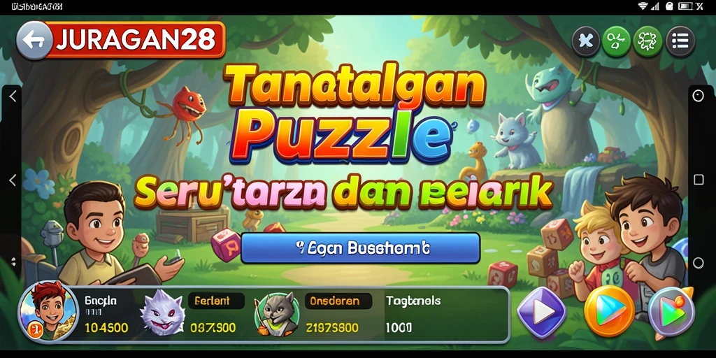 Tampilan gameplay menantang dari JURAGAN28 yang menarik dan penuh strategi.