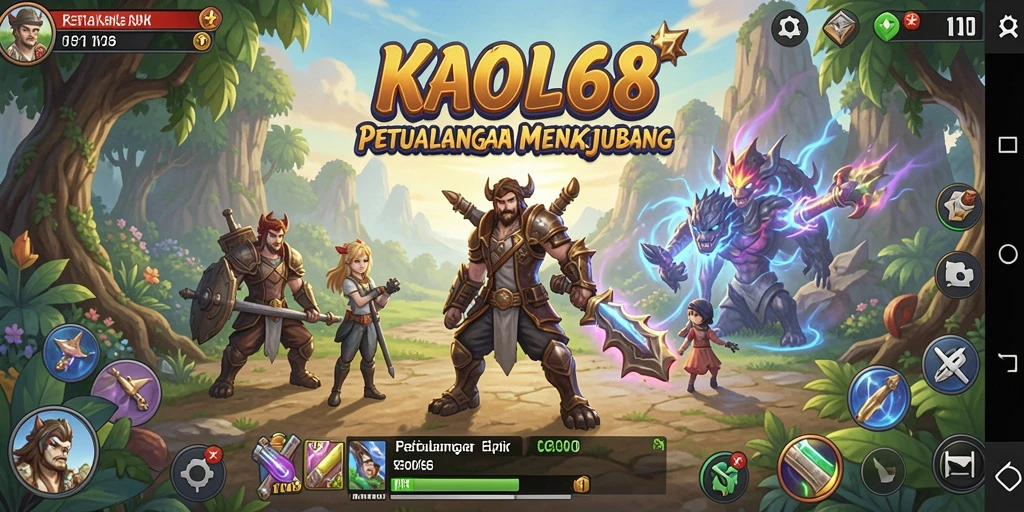 Tangkapan layar gameplay KAOL68 yang menampilkan aksi petualangan yang seru.
