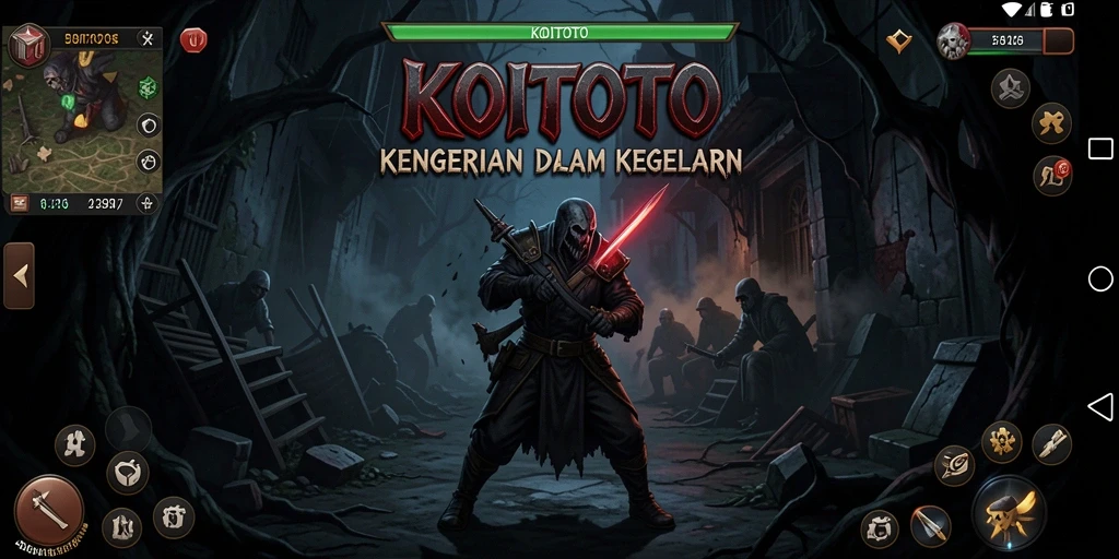 Tampilan menyeramkan dari gameplay KOITOTO yang mendebarkan.