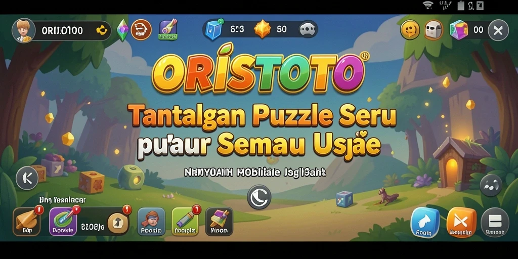 Tampilan gameplay ORISTOTO yang menampilkan serunya memecahkan teka-teki.
