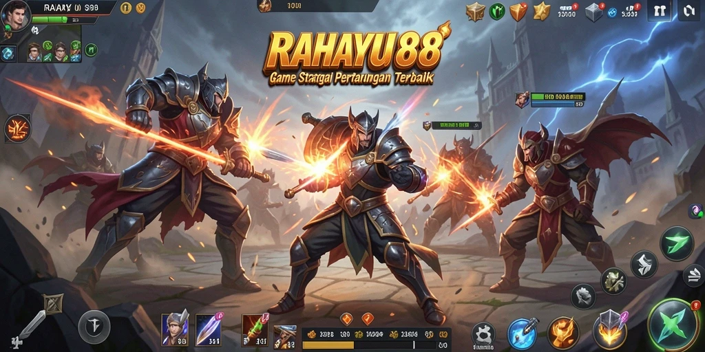 Menampilkan pertempuran strategis yang mendebarkan di RAHAYU88.