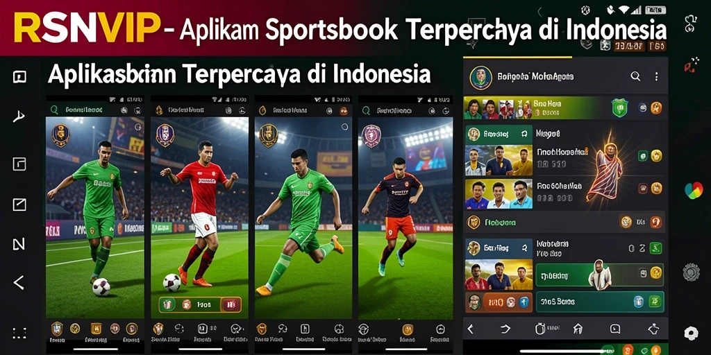 Tampilan utama RSNVIP dengan fitur taruhan olahraga yang menarik.